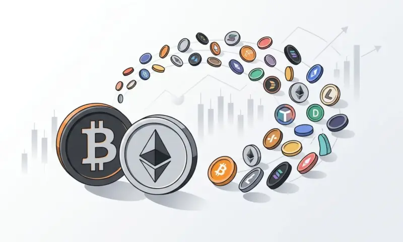 Altcoins recuperam espaço após rotação defensiva nos futuros